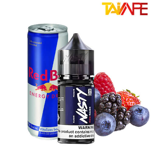 سالت نستی نوشابه انرژی زا تمشک خرید سالت نستی نوشابه انرژی زا تمشک NASTY PODMATE RED RAGE 30ML