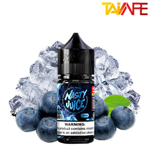 سالت نستی بلوبری یخ 30میل خرید سالت نستی بلوبری یخ NASTY SUPER COOL BLUEBERRY ICE 30ML