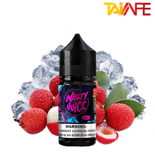 سالت نستی لیچی یخ 30میل خرید سالت نستی لیچی یخ NASTY SUPER COOL LYCHEE ICE 30ML