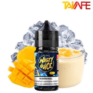 خرید سالت نستی ماست انبه یخ NASTY SUPER COOL MANGO LASSI 30ML