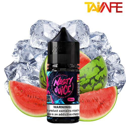 سالت نستی هندوانه یخ (30میل) خرید سالت نستی هندوانه یخ NASTY SUPER COOL WATERMELON ICE 30ML
