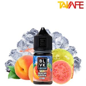 خرید سالت بی ال وی کی هلو گواوا یخ BLVK FROST PEACHY GUAVA ICE 30ML