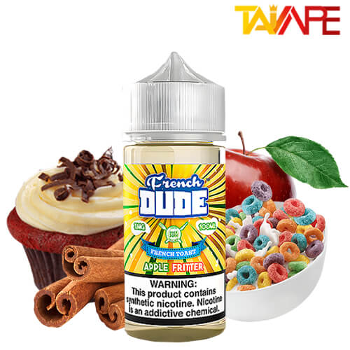جویس فرنچ دود کیک سیب خامه 100ML خرید جویس فرنچ دود کیک سیب خامه FRENCH DUDE APPLE FRITTER 100ML
