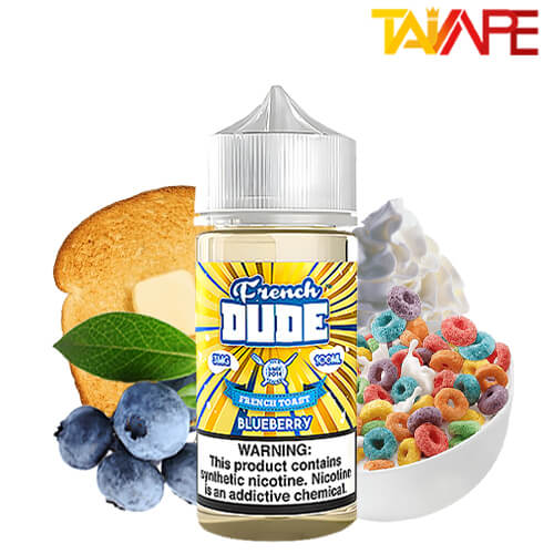 جویس فرنچ دود تست بلوبری خامه 100ML خرید جویس فرنچ دود تست بلوبری خامه FRENCH DUDE BLUEBERRY 100ML