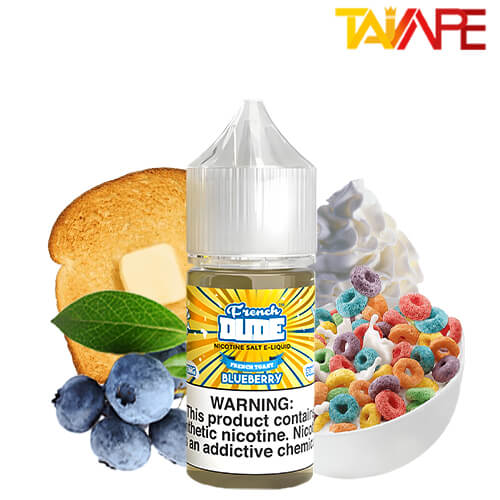 سالت فرنچ دود تست بلوبری خامه 30ML خرید سالت فرنچ دود تست بلوبری خامه FRENCH DUDE BLUEBERRY 30ML