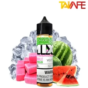 خرید جویس آدامس هندوانه یخ ویگاد VGOD MIX ICED BUBBLE WATERMELON 60ML