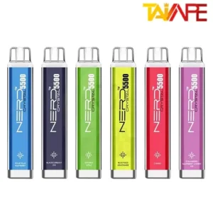 خرید پاد یکبار مصرف 5500 پاف نرد کریستال NERD CRYSTAL DISPOSABLE 5500 PUFFS