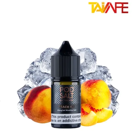 سالت پاد سالت هلو یخ 30ML خرید سالت پاد سالت هلو یخ POD SALT CORE PEACH ICE 30ML