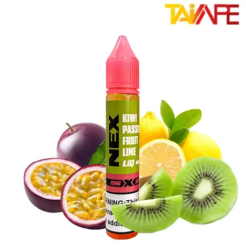 سالت کیوی پشن فروت لیمو 30ML خرید سالت کیوی پشن فروت لیمو POD SALT NEXLIQ KIWI PASSION FRUIT LIME 30ML