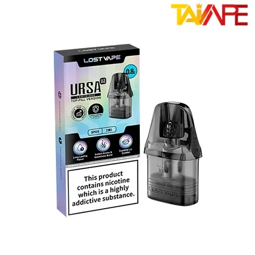 کارتریج لاست ویپ اورسا وی3 خرید کارتریج لاست ویپ اورسا وی3 LOST VAPE URSA CARTRIDGE V3 (Top Fill Version)