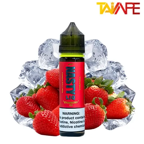 جویس توت فرنگی یخ نستی 60ML خرید جویس توت فرنگی یخ نستی NASTY LIQ STRAWBERRY ICE 60ML