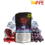 خرید سالت انگور انار یخ نستی (10میل) NASTY GRAPE POMEGRANATE ICE