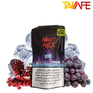 خرید سالت انگور انار یخ نستی (10میل) NASTY GRAPE POMEGRANATE ICE