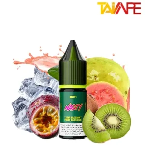 خرید سالت نستی کیوی پشن فروت گواوا یخ NASTY LIQ KIWI PASSION FRUIT GUAVA ICE 10ML