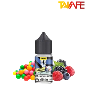 خرید سالت آدامس توت فرنگی تمشک یوول (10میل) UWELL BERRIES BUBBLEGUM