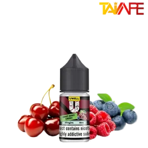 خرید سالت تمشک بلوبری گیلاس یوول (10میل) UWELL CRAZY BERRY CHERRY