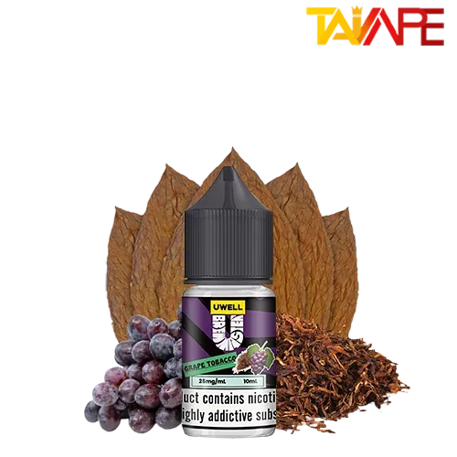 سالت تنباکو انگور یوول (10میل) خرید سالت تنباکو انگور یوول (10میل) UWELL GRAPE TOBACCO