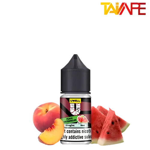 سالت هلو هندوانه یوول (10میل) خرید سالت هلو هندوانه یوول (10میل) UWELL PEACH WATERMELON