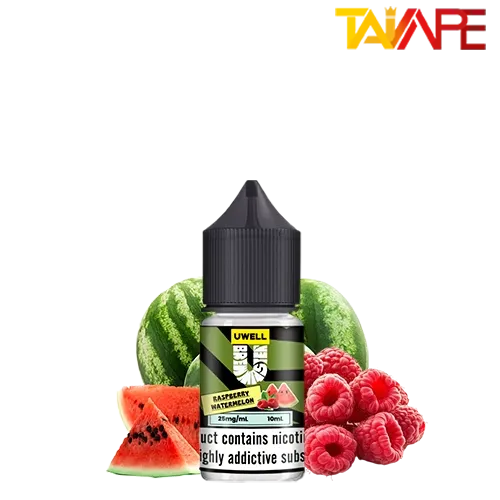 سالت تمشک هندوانه یوول (10میل) خرید سالت تمشک هندوانه یوول (10میل) UWELL RASPBERRY WATERMELON