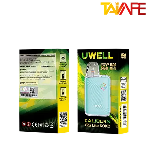 پاد ماد کالیبرن جی 5 لایت کوکو یوول خرید پاد ماد کالیبرن جی 5 لایت کوکو یوول UWELL CALIBURN G5 LITE KOKO