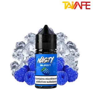 خرید سالت تمشک آبی یخ نستی (30میل) NASTY BURST BLUE RAZZ ICE