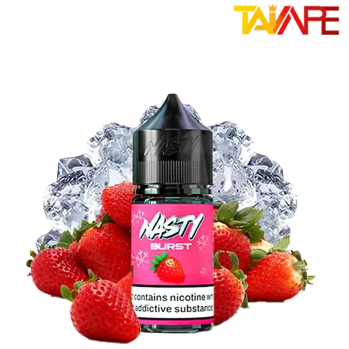 سالت توت فرنگی یخ نستی (30میل) خرید سالت توت فرنگی یخ نستی (30میل) NASTY BURST STRAWBERRY ICE