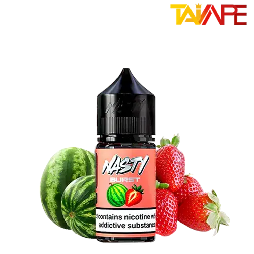 سالت توت فرنگی هندوانه نستی (30میل) خرید سالت توت فرنگی هندوانه نستی (30میل) NASTY BURST STRAWBERRY WATERMELON