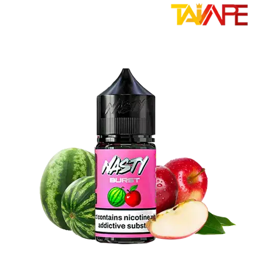 سالت هندوانه سیب نستی (30میل) خرید سالت هندوانه سیب نستی (30میل) NASTY BURST WATERMELON APPLE