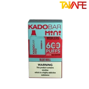 خرید پاد یکبار مصرف کادوبار مینی 600 پاف KADOBAR MINI 600 PUFFS DISPOSABLE