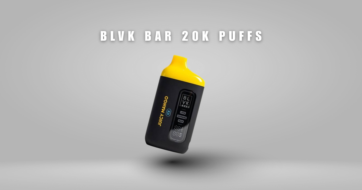 پاد یکبار مصرف 20000 پاف بی ال وی کی BLVK BAR 20K PUFFS DISPOSABLE
