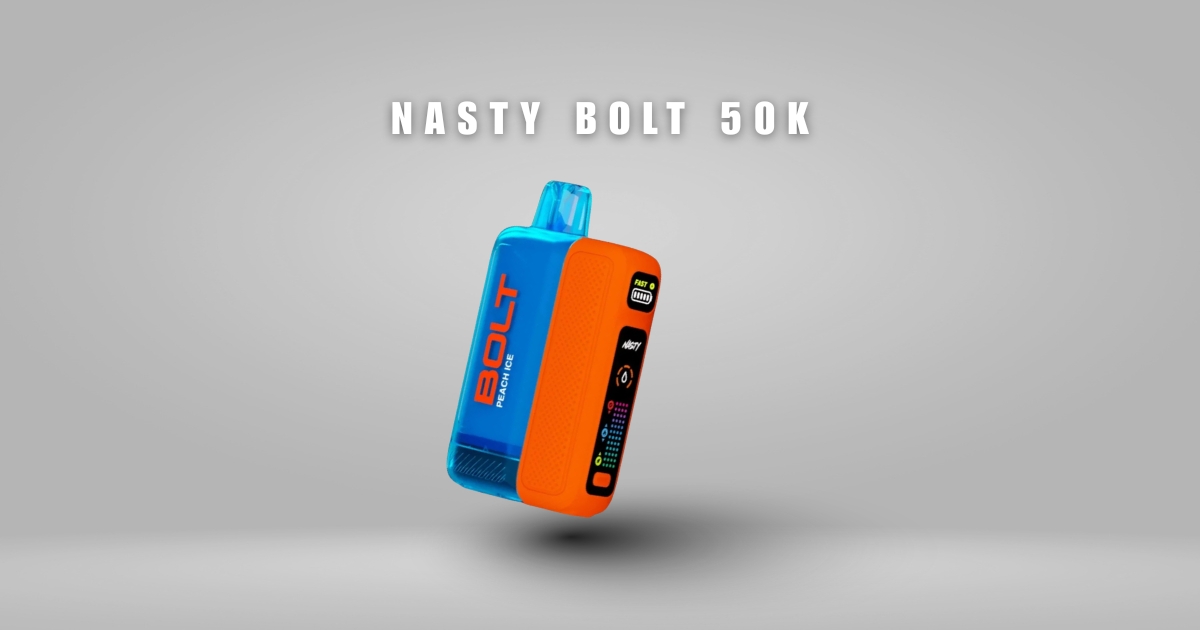 پاد یکبار مصرف بولت 50000 پاف نستی NASTY BOLT 50K DISPOSABLE
