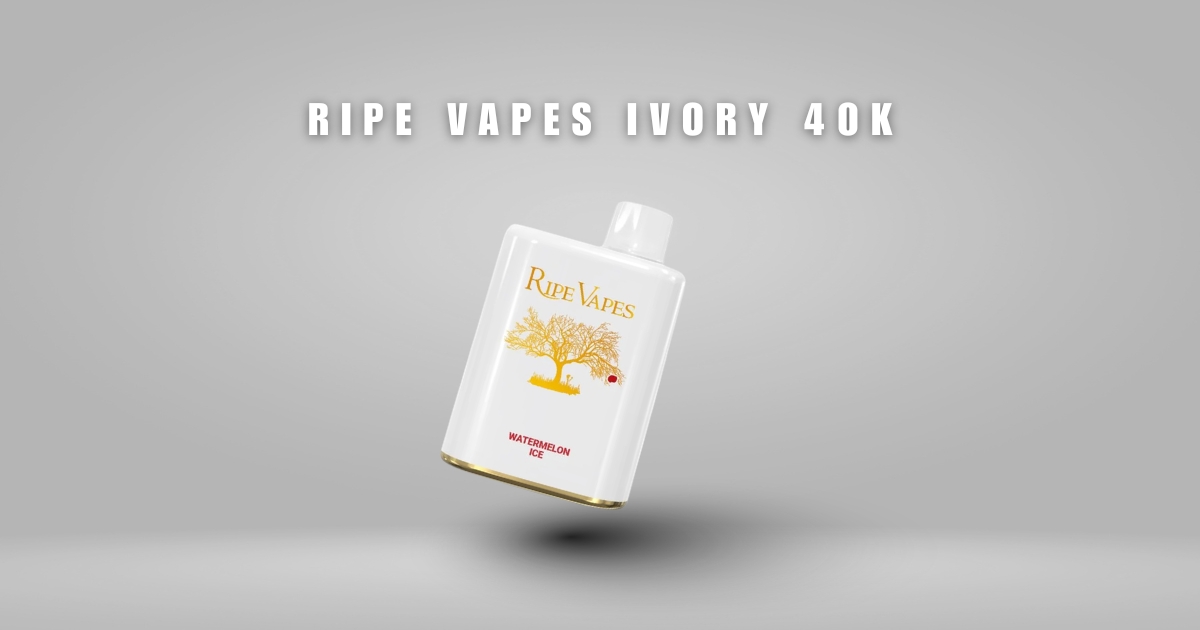 پاد یکبار مصرف آیوری 40000 رایپ ویپز RIPE VAPES IVORY 40K